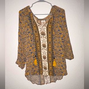 SOLD Mason & Belle Paisley blouse